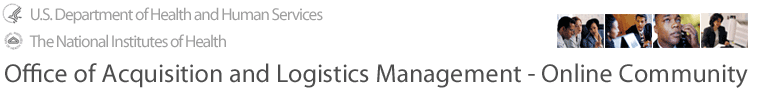 Office of Acquisition and Logistics Management Online Community